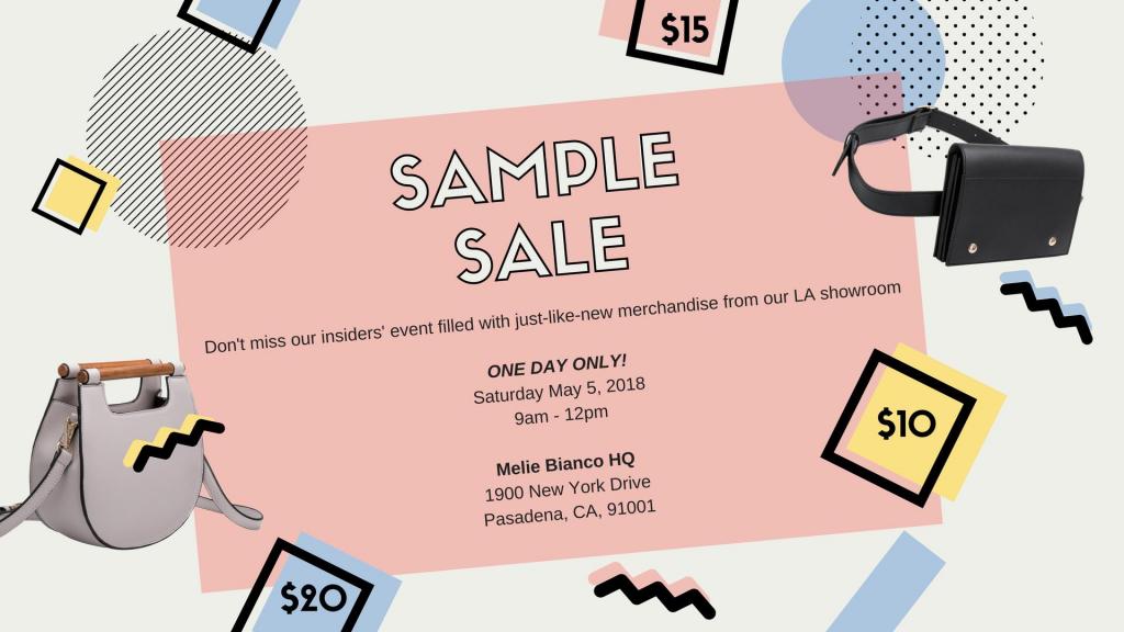 Melie Bianco Sample Sale Melie Bianco Sample Sale