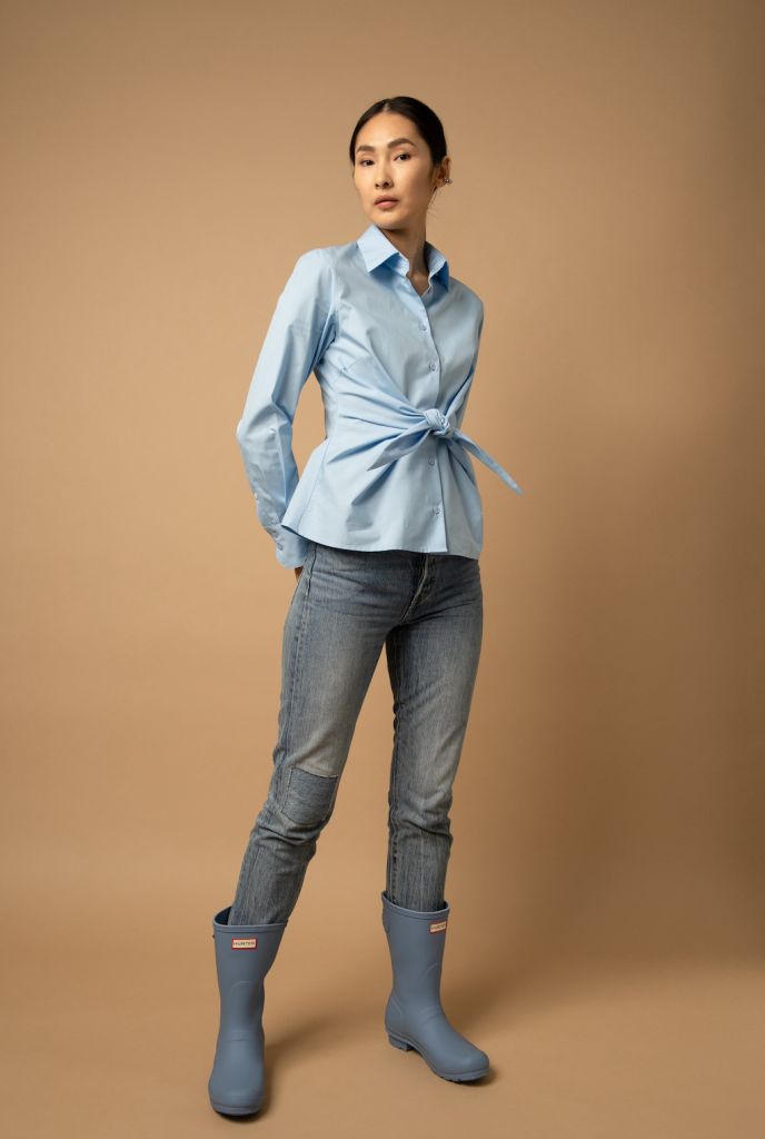 Grammar - The Conjunction Shirt - Sky Blue - Size 14